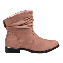 SDS Powder Suede Boots pink