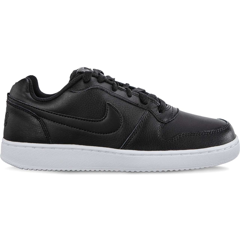 Nike Wmns Ebernon Low 001 Black Black White