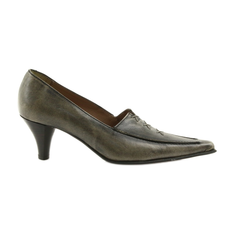 Leather pumps Eksbut 559 grey Leather pumps Eksbut 559 grey