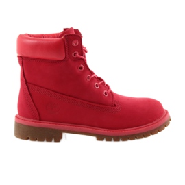 Timberland 6 INCH PREMIUM WATERPROOF red