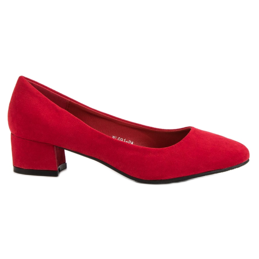 red pumps flat