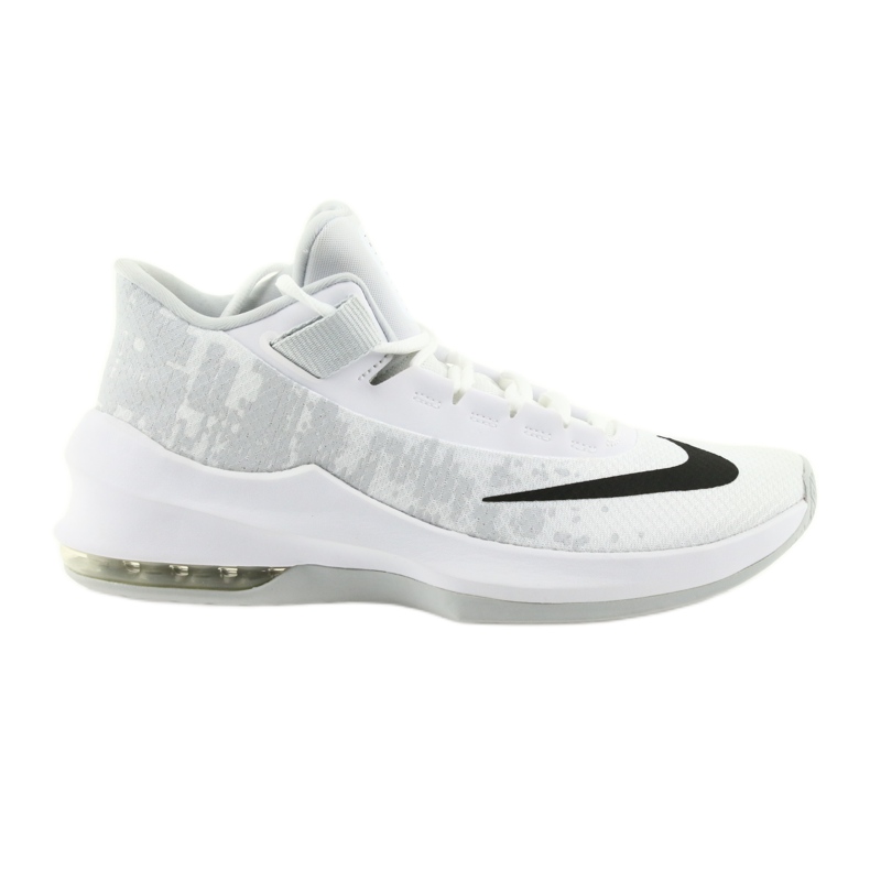 Nike Air Max Infuriate 2 basketball shoe white white Nike Air Max Infuriate 2 basketball shoe white white