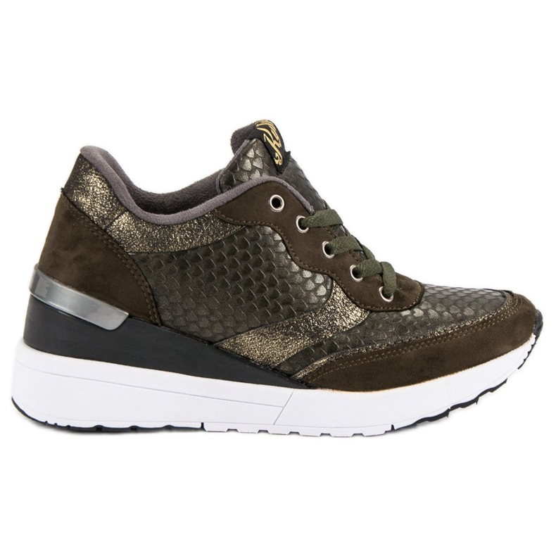 Kylie Fashionable Shoes With Pattern green