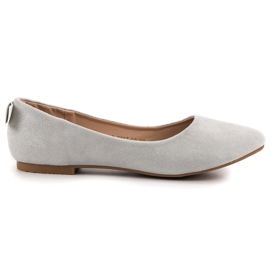 Vinceza Comfortable ballerinas grey Vinceza Comfortable ballerinas grey