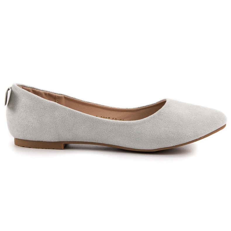 Vinceza Comfortable ballerinas grey