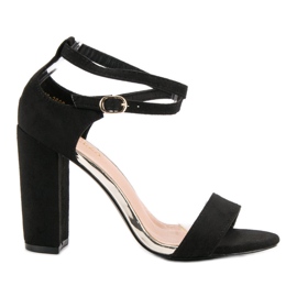 VINCEZA sandals black VINCEZA sandals black