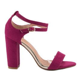VINCEZA sandals violet VINCEZA sandals violet