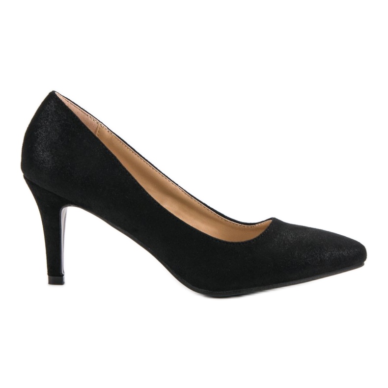 Vinceza glitter pumps black