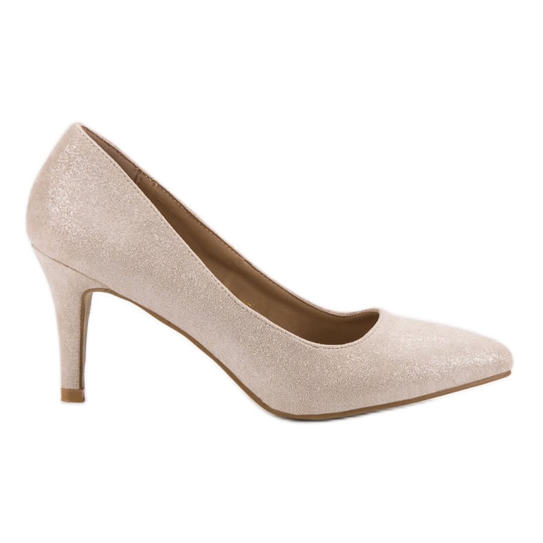 Vinceza glitter pumps brown