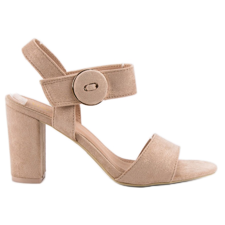 Beige Sandals On The VINCEZA Bar
