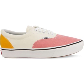 Vans Comfycush Era Canvas Strawberry Pink white yellow multicolored Vans Comfycush Era Canvas Strawberry Pink white yellow multicolored
