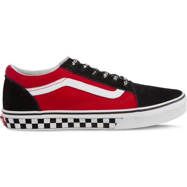 Vans Old Skool VI7 Logo Pop Black True White multicolored red