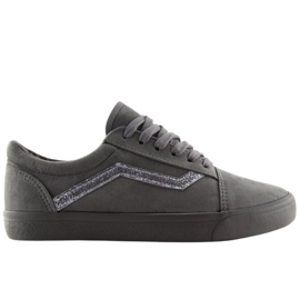 Gray Vans sneakers B318-10 Dark Gray grey