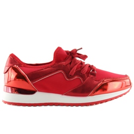 Red sports shoes 6241 Red