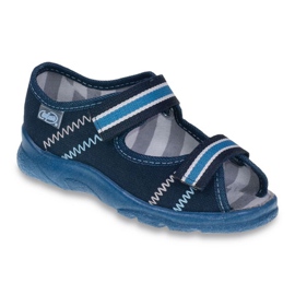 Befado children's shoes 969X101 navy blue blue Befado children's shoes 969X101 navy blue blue