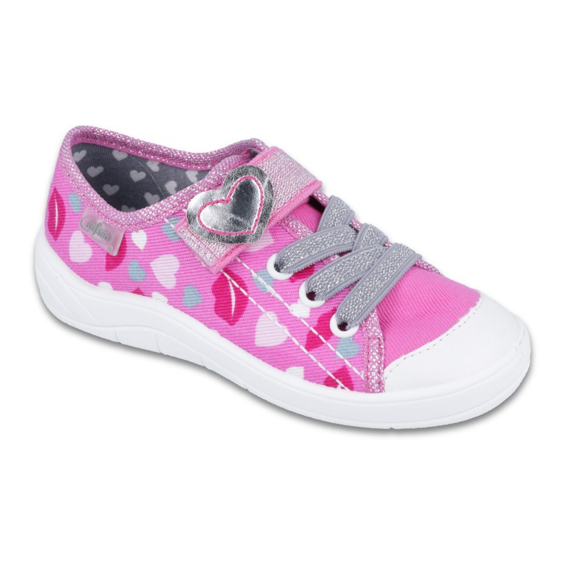 Befado children's shoes 251X123 white grey pink Befado children's shoes 251X123 white grey pink