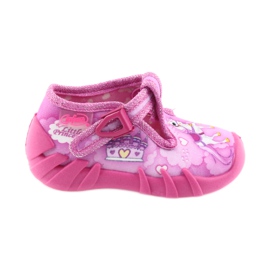 Befado children's shoes 110P350 slippers pink