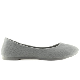 Gray women's ballerinas JX1018 Gray grey