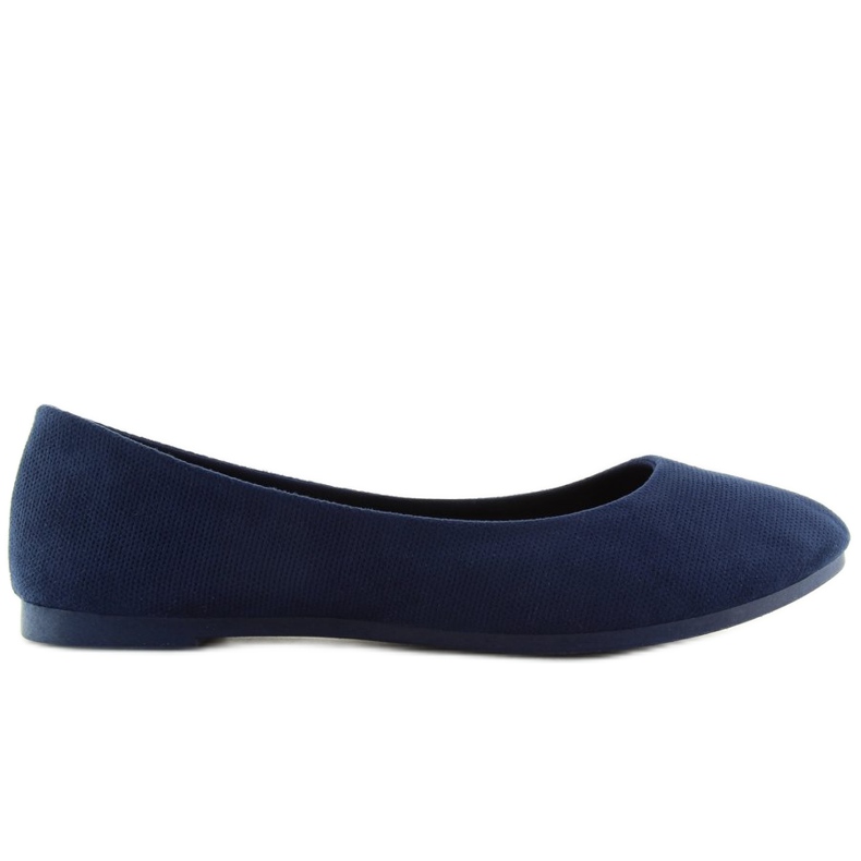 Women's navy blue ballerinas JX1018 Navy