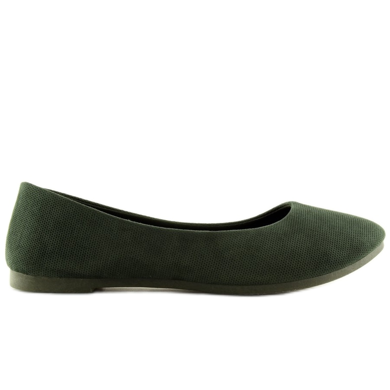 Green women's ballerinas JX1018 Green