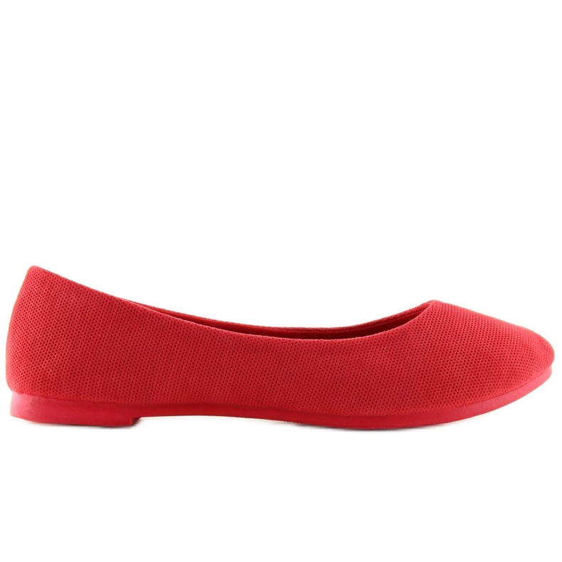 Red women's ballerinas JX1018 Red