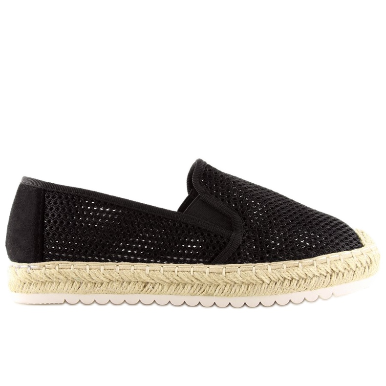 Black women's espadrilles 6602 Black