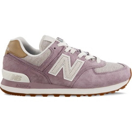 New Balance Wl574clc Cashmere With Light Cliff Gray violet