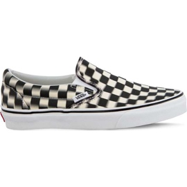 Vans Classic Slip On Vjm Blur Check Pack Black Classic White