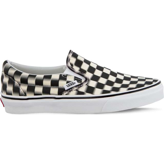 Vans Classic Slip On Vjm Blur Check Pack Black Classic White