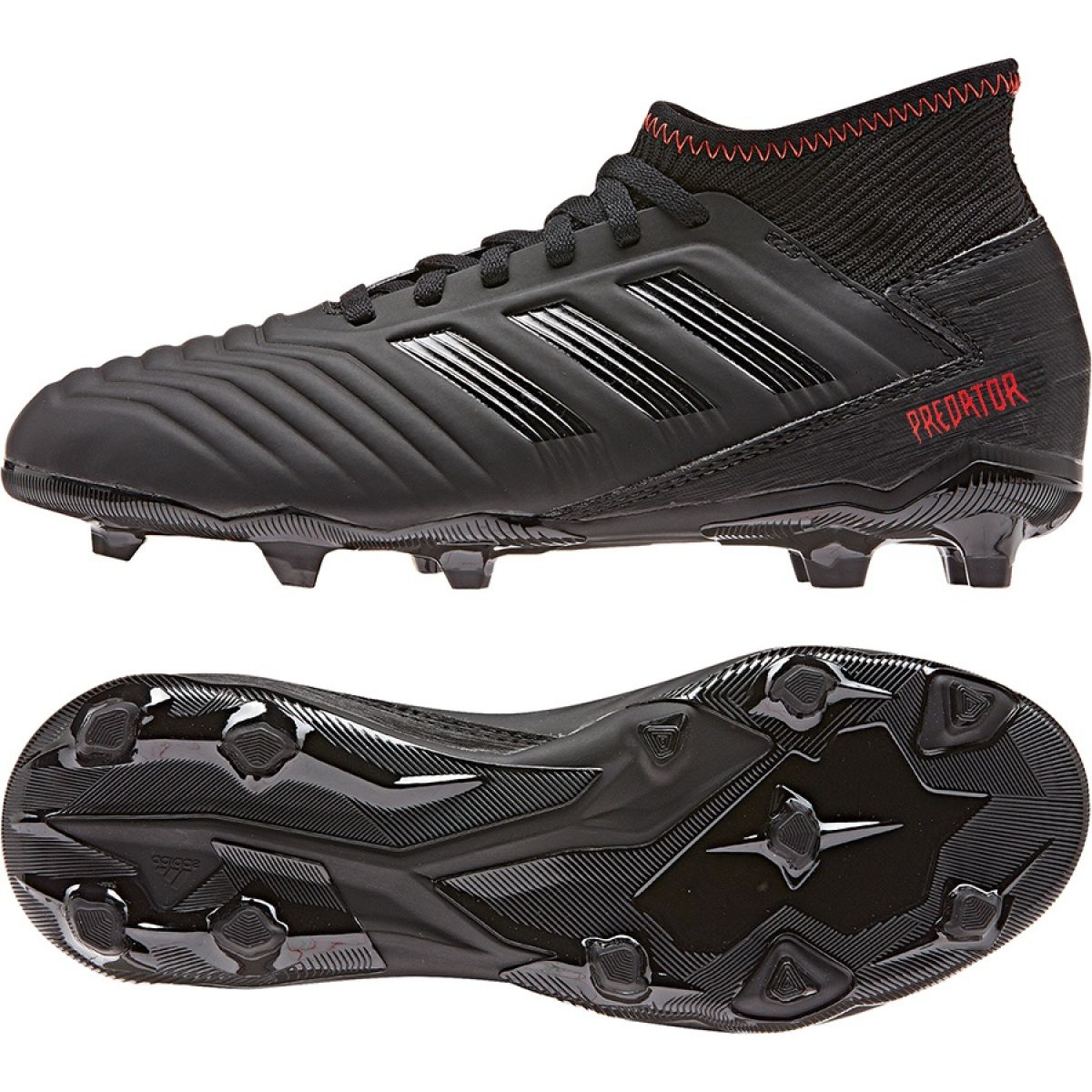 Adidas Predator 19.3 Jr D98003 football boots black multicolored