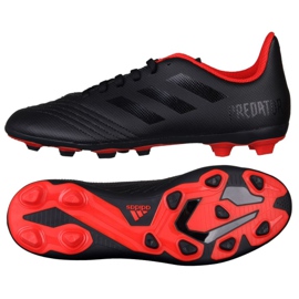 Adidas Predator 19.4 FxG Jr G26980 football boots black black Adidas Predator 19.4 FxG Jr G26980 football boots black black