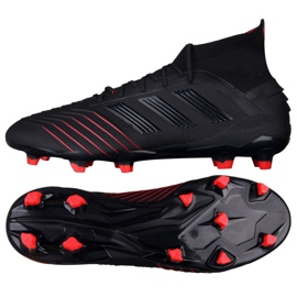 Adidas Predator 19.1 Fg M BC0551 football boots black black Adidas Predator 19.1 Fg M BC0551 football boots black black