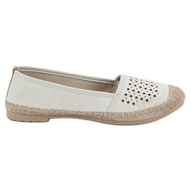 Mckeylor Openwork Espadrilles white multicolored