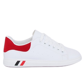 Women's sneakers white and red BL147P Red Women's sneakers white and red BL147P Red