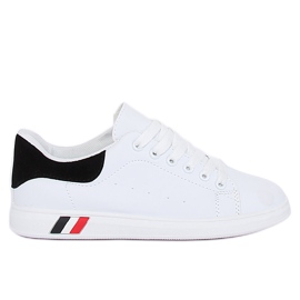 Women's black and white sneakers BL147P Black