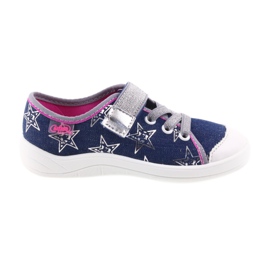 Befado children's shoes slippers sneakers 251X113 grey pink navy blue