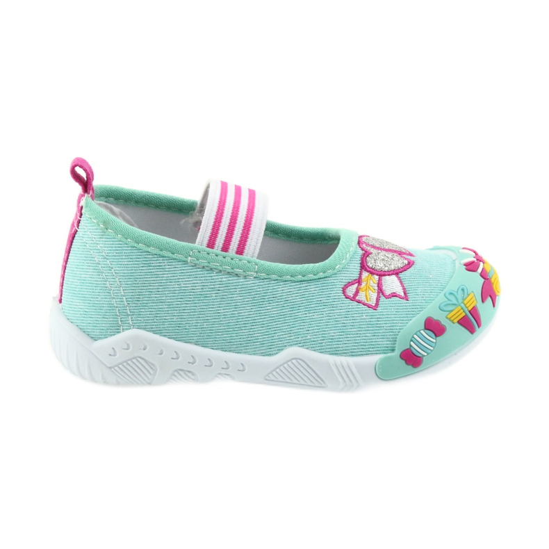 American Club green children's sneakers with elastic 21/19