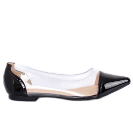 Black transparent ballerinas N18-292 Black Black transparent ballerinas N18-292 Black