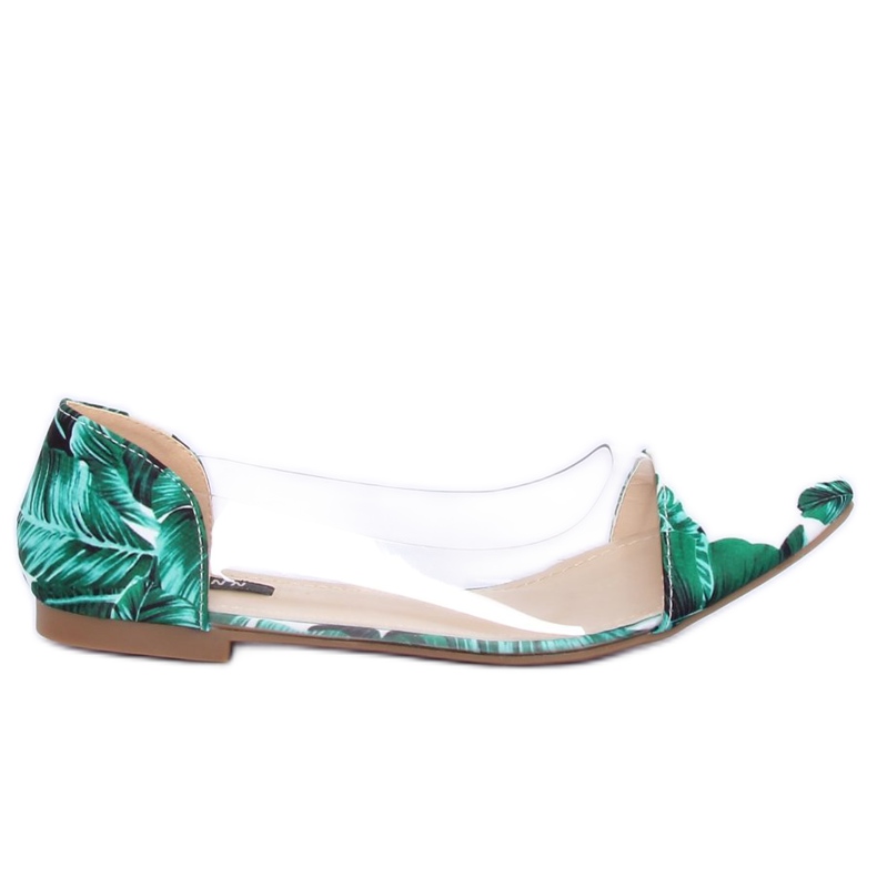 Transparent green ballerinas 333-60 Green Transparent green ballerinas 333-60 Green