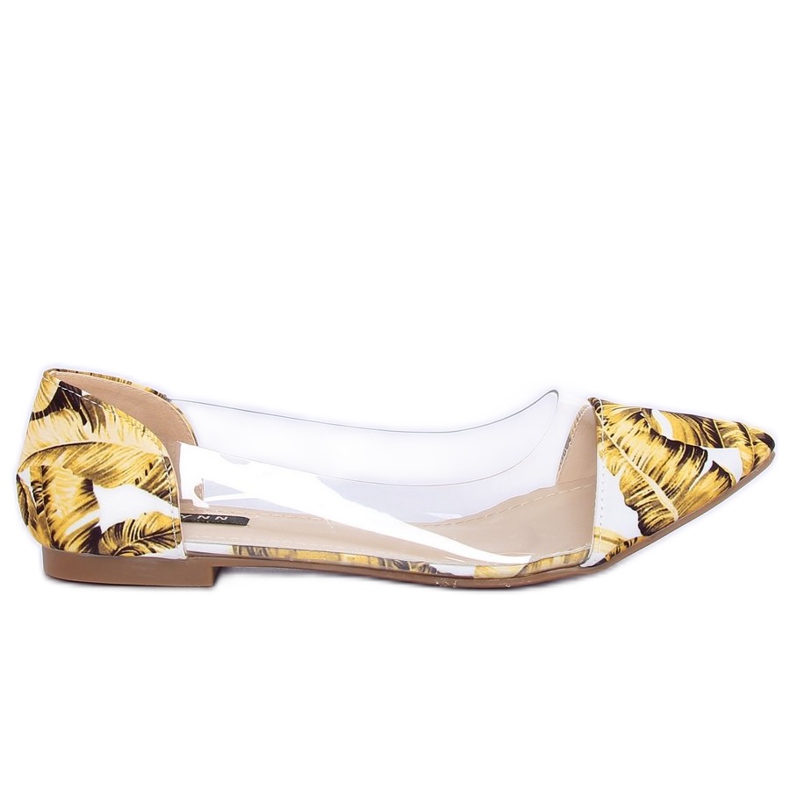 Yellow transparent ballerinas 333-60 Yellow