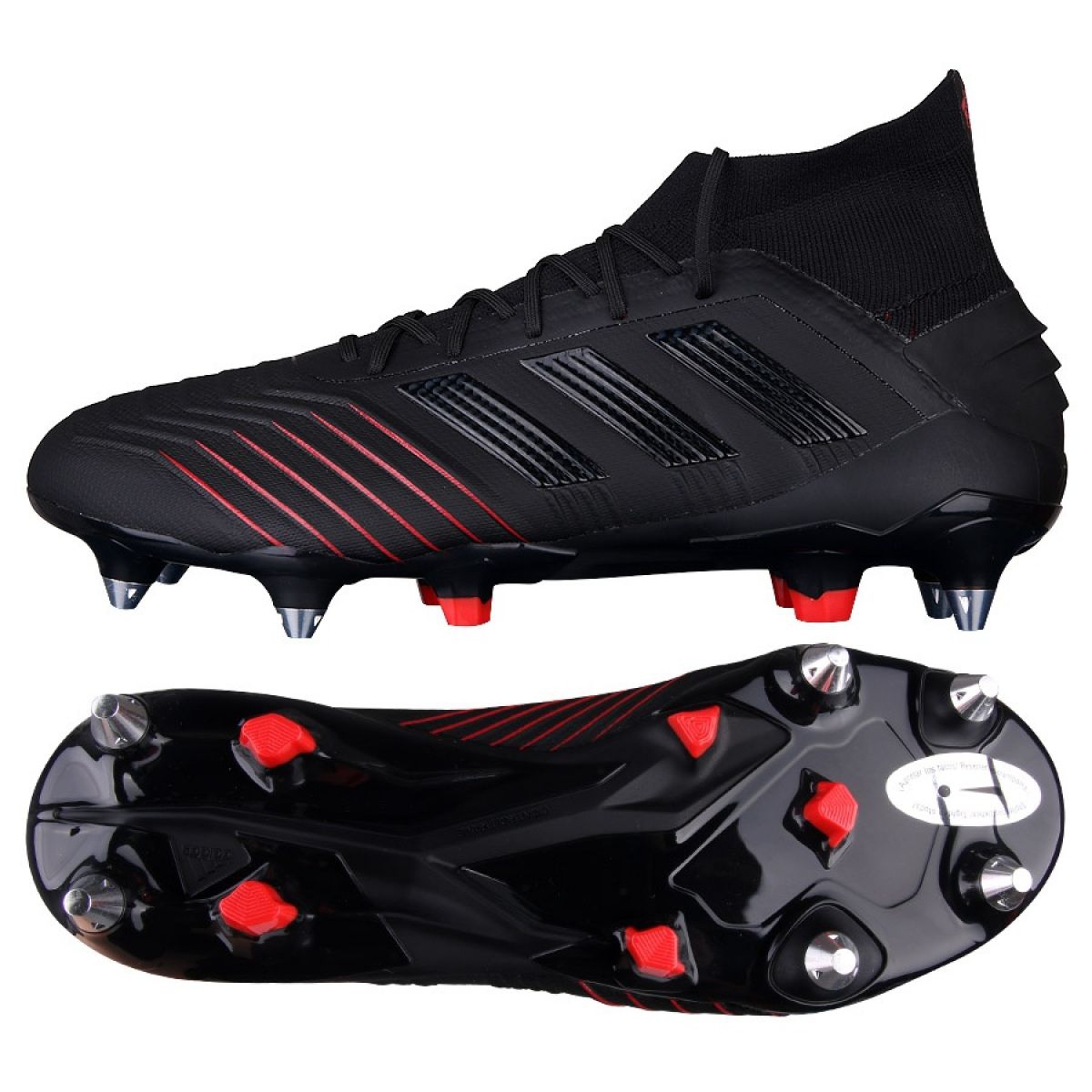 Adidas Predator 19.1 Sg M G26979 football boots black black