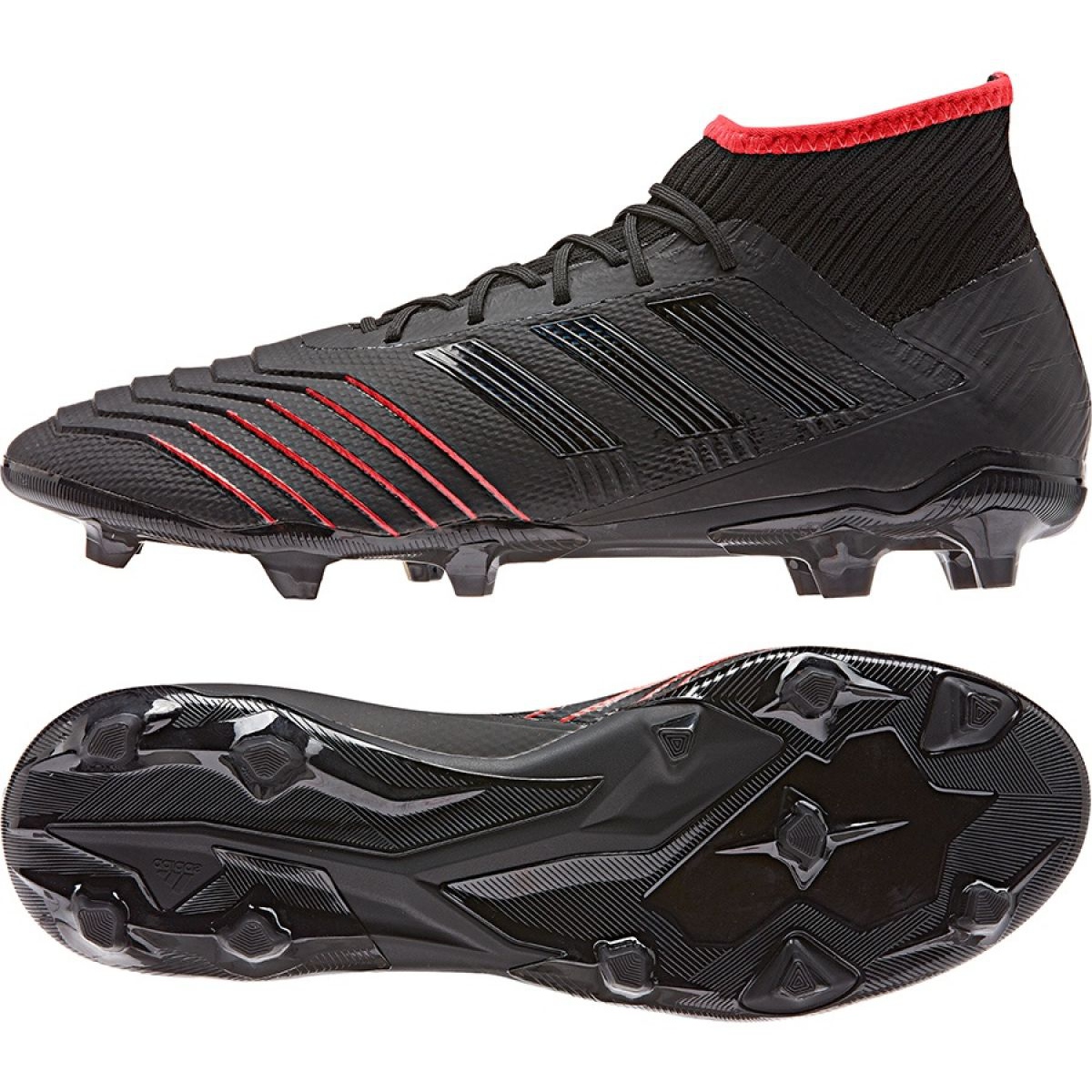 Jardines frecuencia lanzar Adidas Predator 19.2 Fg M D97939 football boots black black - KeeShoes
