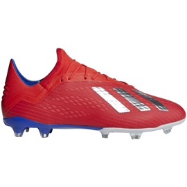 Adidas X 18.2 Fg M BB9363 football boots red red