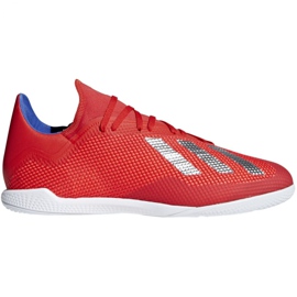 Indoor shoes adidas X 18.3 In M BB9392 multicolored red