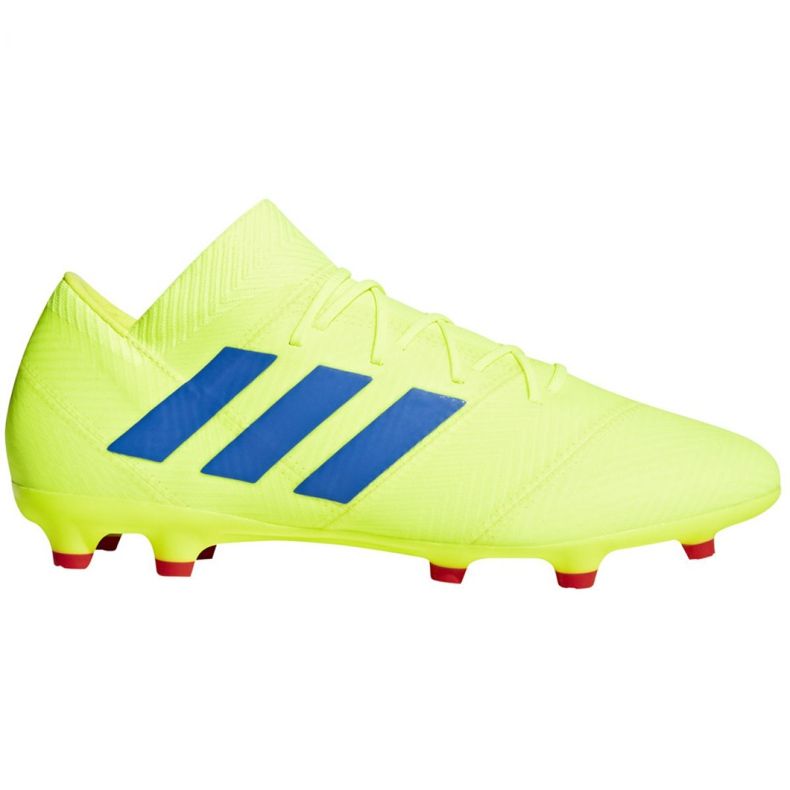 Adidas Nemeziz 18.2 Fg M BB9431 football boots yellow yellow Adidas Nemeziz 18.2 Fg M BB9431 football boots yellow yellow