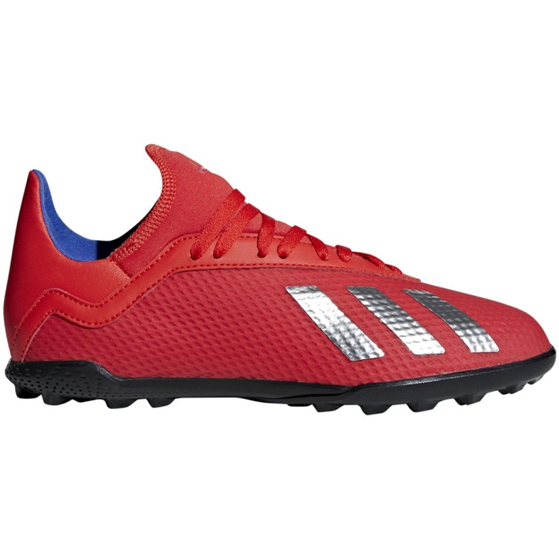 Adidas X 18.3 Tf Jr BB9403 football boots multicolored red