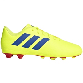 Adidas Nemeziz 18.4 FxG Jr CM8509 football boots multicolored yellow