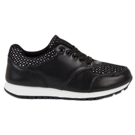 Sport Shoes With Mesh black Sport Shoes With Mesh black