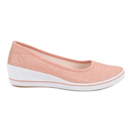 Comer Pink Ballerina On Wedge