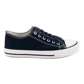 J. Star Classic Navy Blue Sneakers purple